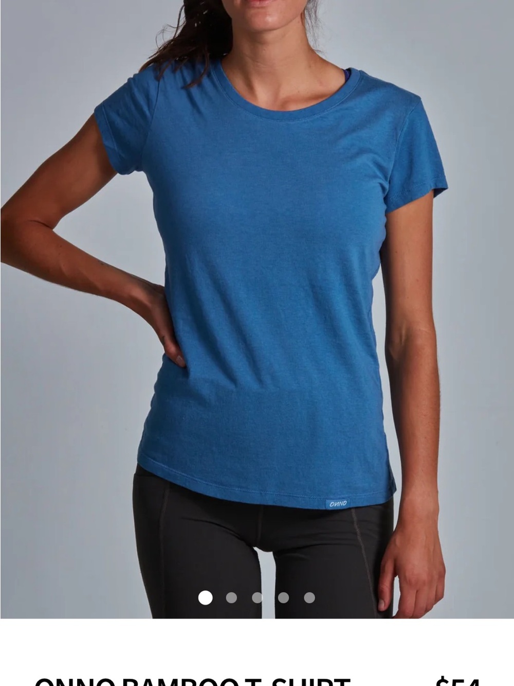 ONNO bamboo t-shirt- Sea Blue